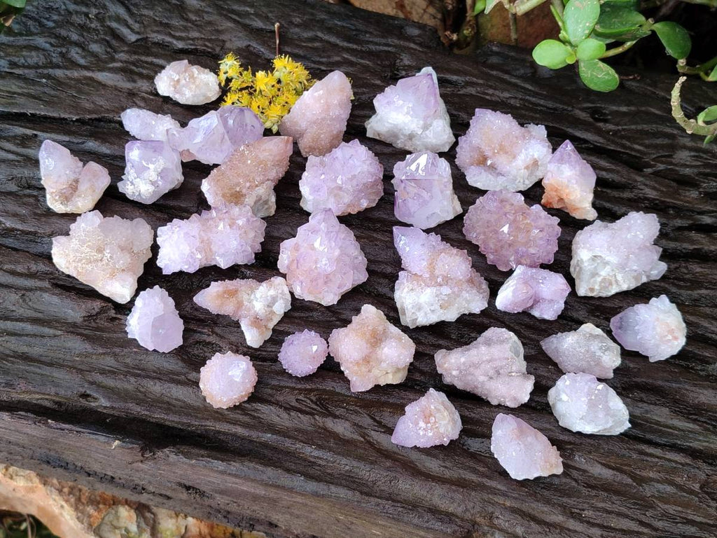 Natural Amethyst Spirit Quartz Crystals x 81 From South Africa - Toprock Gemstones and Minerals 