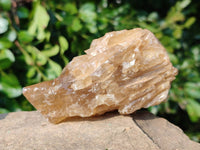 Natural Honey Aragonite Specimens x 6 From Namibia
