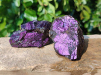 Natural Metallic Purpurite Specimens x 24 From Erongo, Namibia