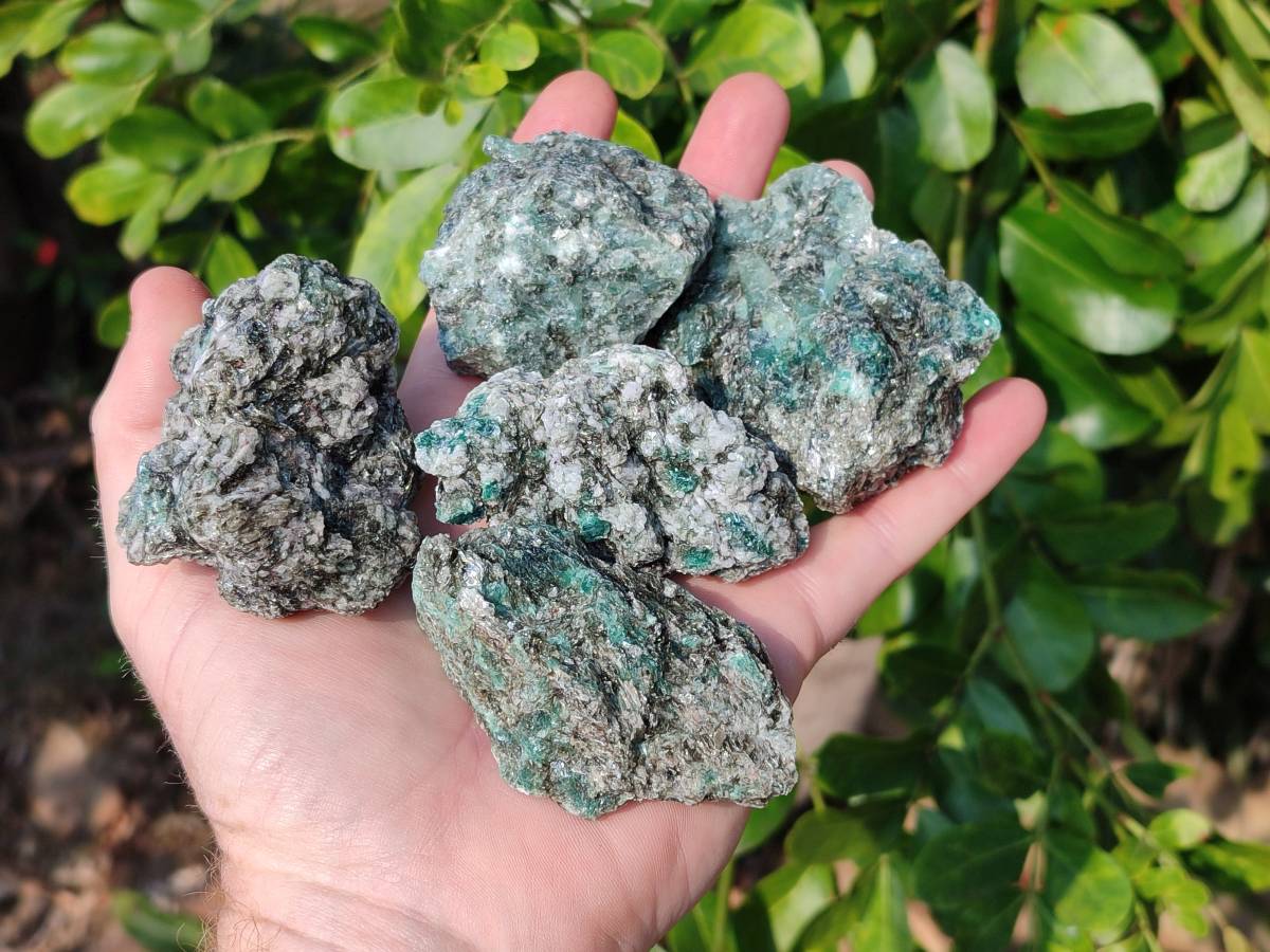 Natural Emerald Mica 'Mutokolite' Specimens x 20 From Mutoko, Zimbabwe - Toprock Gemstones and Minerals 
