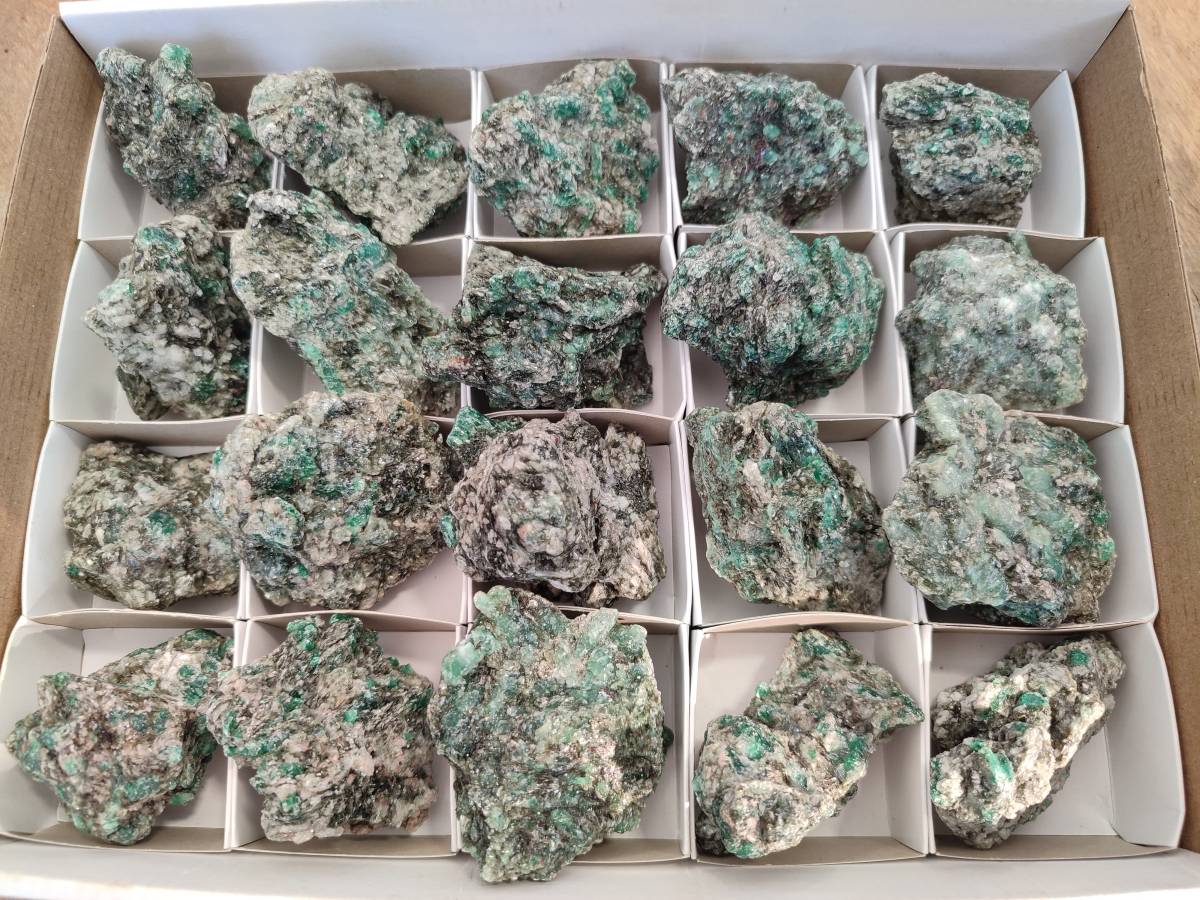 Natural Emerald Mica 'Mutokolite' Specimens x 20 From Mutoko, Zimbabwe - Toprock Gemstones and Minerals 