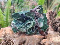 Natural Ball Malachite On Dolomite Matrix Specimens x 2 From Kambove, Congo