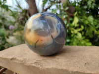 Polished Banded Agate Spheres x 3 From Madagascar