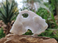Natural Etched Blue Chalcedony Specimens x 12 From Nsanje, Malawi