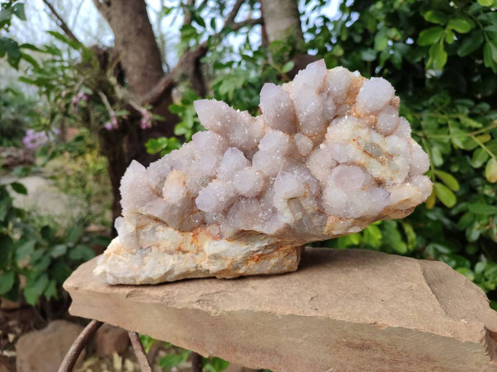 Natural Amethyst Spirit Quartz Cluster x 1 From South Africa - Toprock Gemstones and Minerals 
