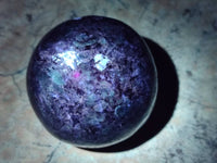 Polished Emerald Mica 'Mutokolite' Spheres x 2 From Mutoko, Zimbabwe
