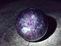 Polished Emerald Mica 'Mutokolite' Spheres x 2 From Mutoko, Zimbabwe
