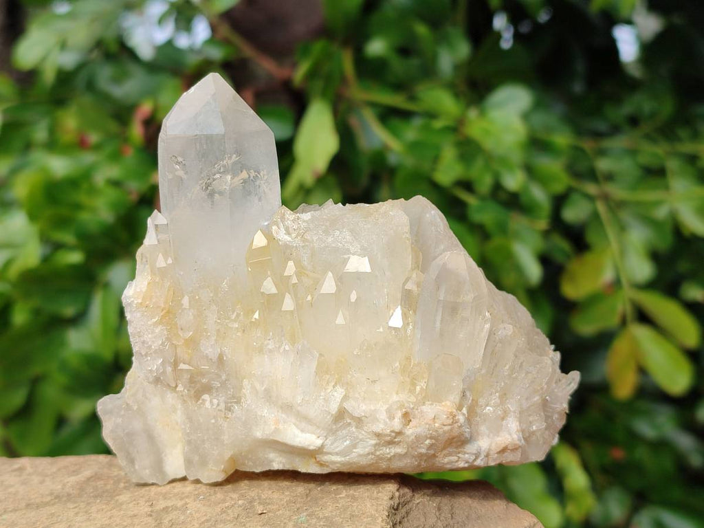 Natural Quartz Clusters x 6 From Madagascar - Toprock Gemstones and Minerals 