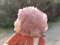Natural Amethyst Spirit Quartz Clusters x 6 From South Africa