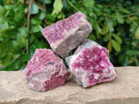 Natural Drusy Salrose on Dolomite Matrix Specimens x 6 From Kakanda, Congo - Toprock Gemstones and Minerals 