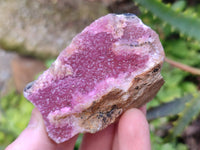 Natural Drusy Salrose on Dolomite Matrix Specimens x 6 From Kakanda, Congo - Toprock Gemstones and Minerals 
