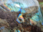 Polished Labradorite Hearts x 2 From Tulear, Madagascar - Toprock Gemstones and Minerals 