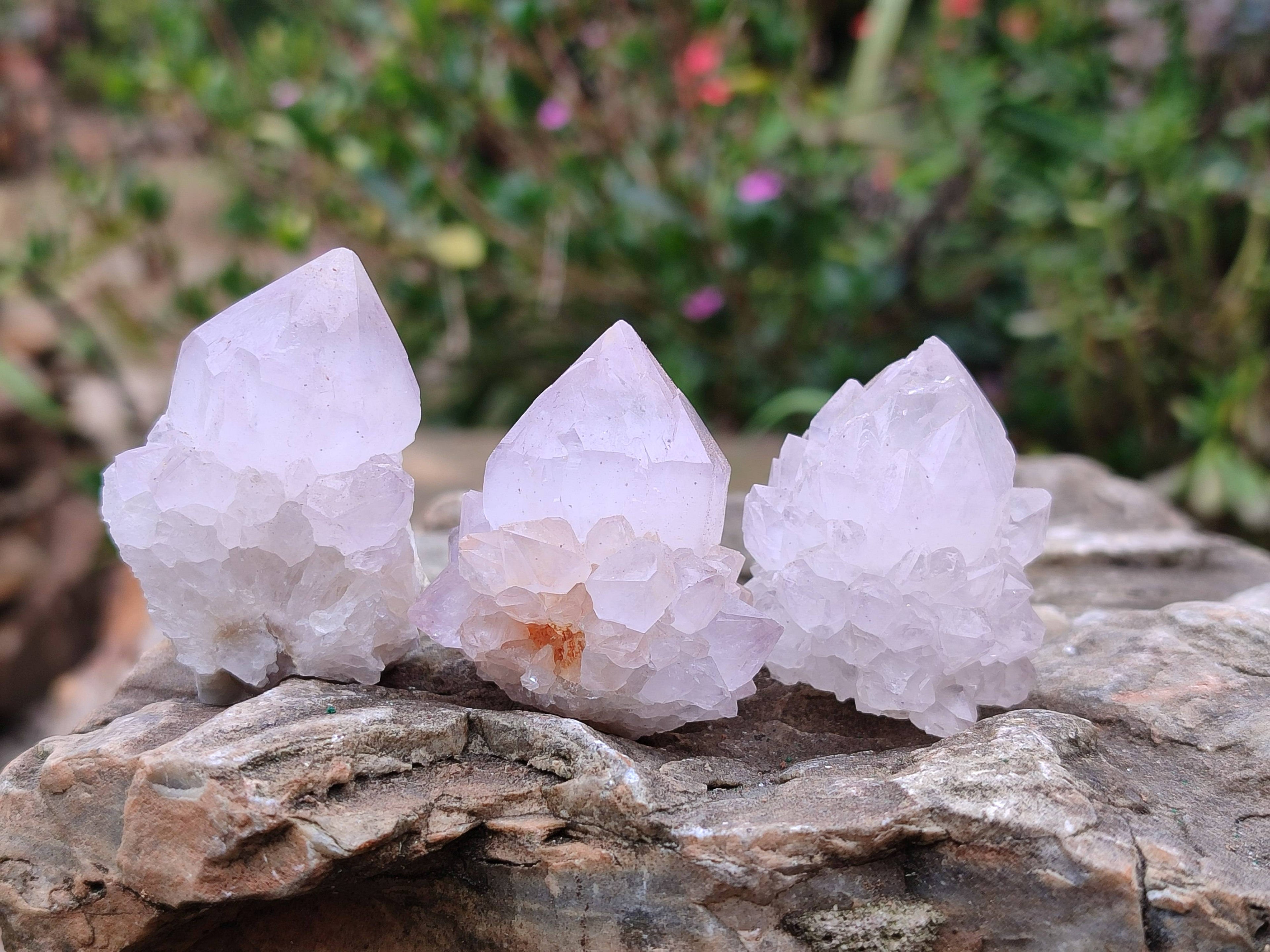 Natural Spirit Quartz Crystals x 20 From South Africa - Toprock Gemstones and Minerals 