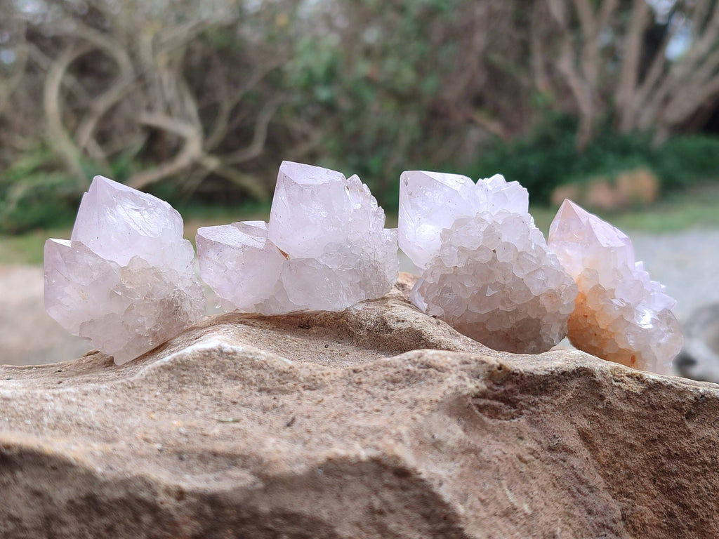 Natural Spirit Quartz Crystals x 20 From South Africa - Toprock Gemstones and Minerals 