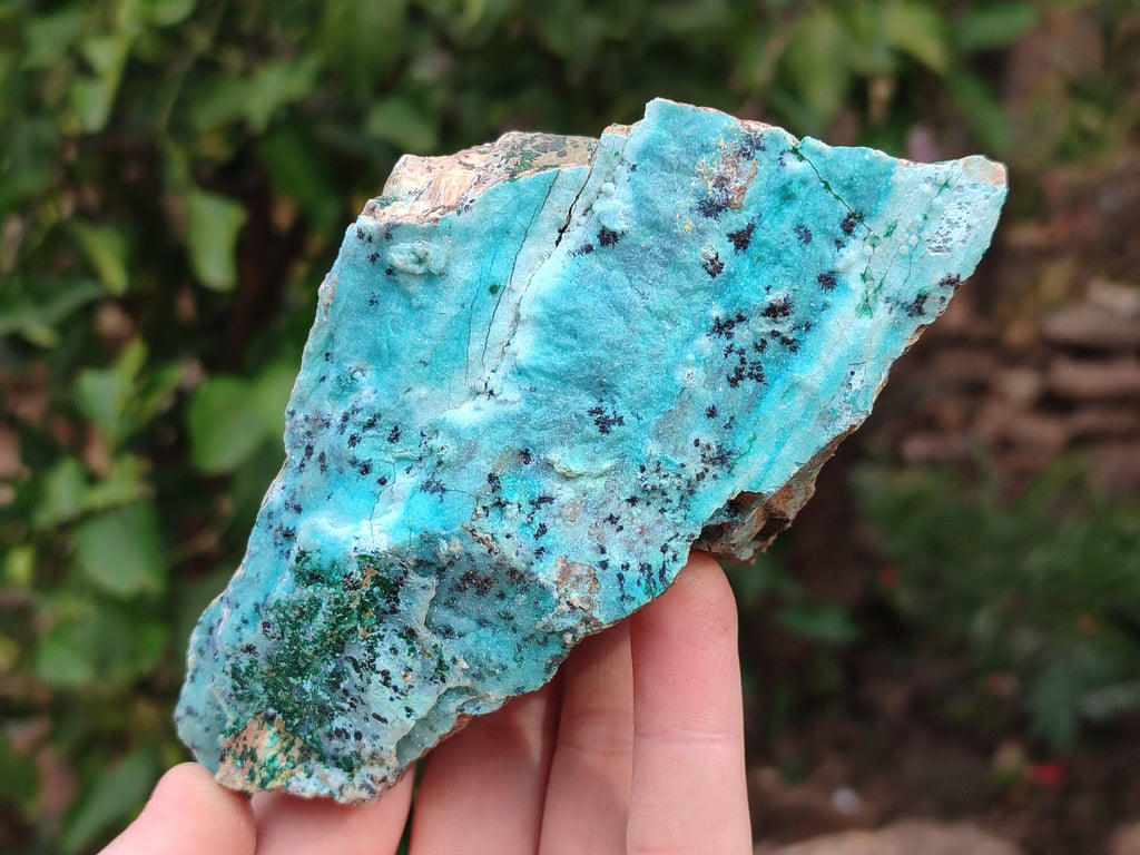 Natural Drusy Coated Chrysocolla Specimens x 4 From Lupoto Mine, Congo - Toprock Gemstones and Minerals 