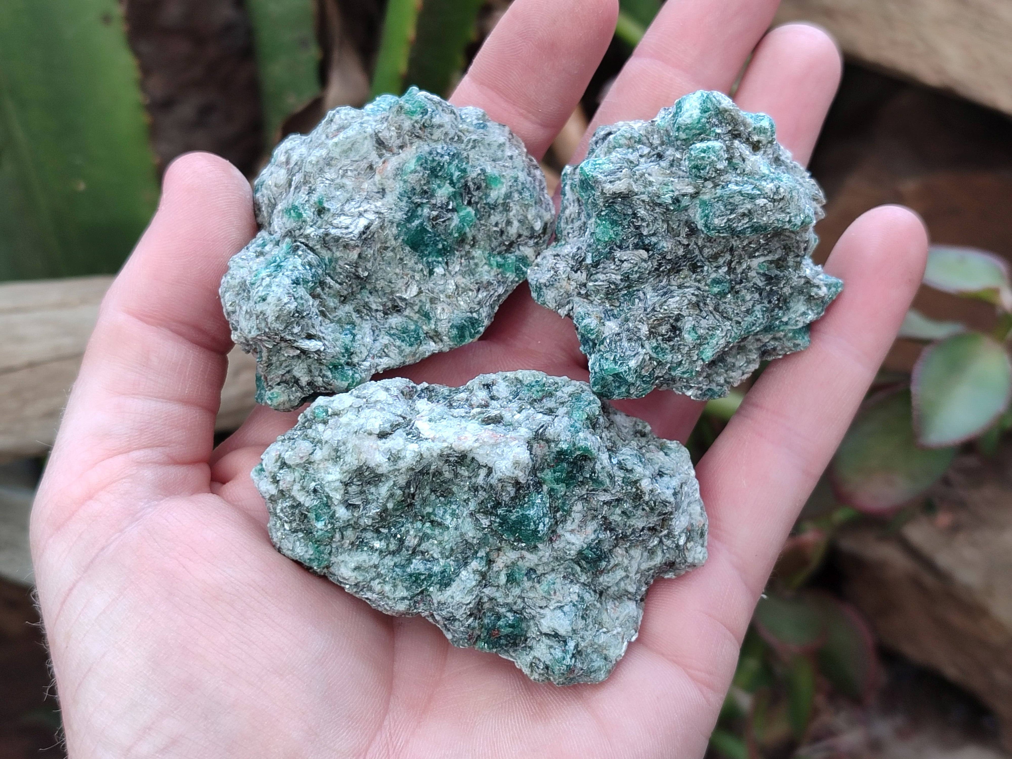 Natural Emerald Mica 'Mutokolite' Specimens x 12 From Mutoko, Zimbabwe - Toprock Gemstones and Minerals 