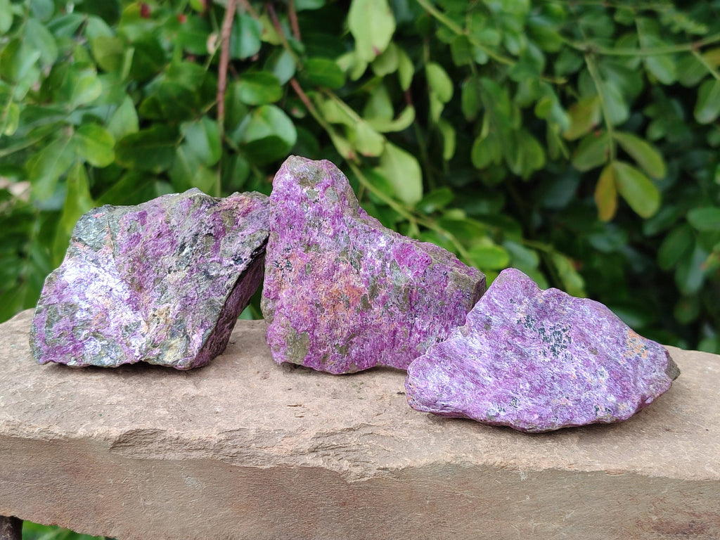 Natural Stichtite Specimens x 12 From Barberton, South Africa - Toprock Gemstones and Minerals 