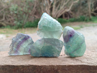 Natural Watermelon Fluorite Cobbed Specimens x 35 From Namibia - Toprock Gemstones and Minerals 