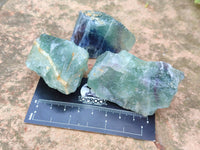 Natural Watermelon Fluorite Cobbed Specimens x 35 From Namibia - Toprock Gemstones and Minerals 
