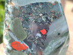 Polished Bloodstone Standing Free Forms x 2 From Swaziland - Toprock Gemstones and Minerals 