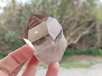 Polished Phantom Smokey Quartz Crystals x 6 From Madagascar - Toprock Gemstones and Minerals 
