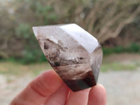 Polished Phantom Smokey Quartz Crystals x 6 From Madagascar - Toprock Gemstones and Minerals 