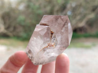 Polished Phantom Smokey Quartz Crystals x 6 From Madagascar - Toprock Gemstones and Minerals 