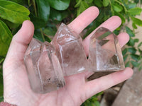 Polished Phantom Smokey Quartz Crystals x 6 From Madagascar - Toprock Gemstones and Minerals 