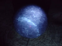 Polished Blue Calcite Spheres x 2 From Madagascar - Toprock Gemstones and Minerals 