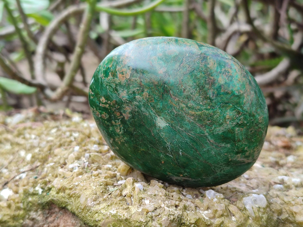 Polished Green Verdite Free Forms x 6 From Zimbabwe - Toprock Gemstones and Minerals 