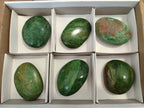 Polished Green Verdite Free Forms x 6 From Zimbabwe - Toprock Gemstones and Minerals 