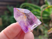 Polished Window Amethyst Crystals x 20 From Madagascar - Toprock Gemstones and Minerals 