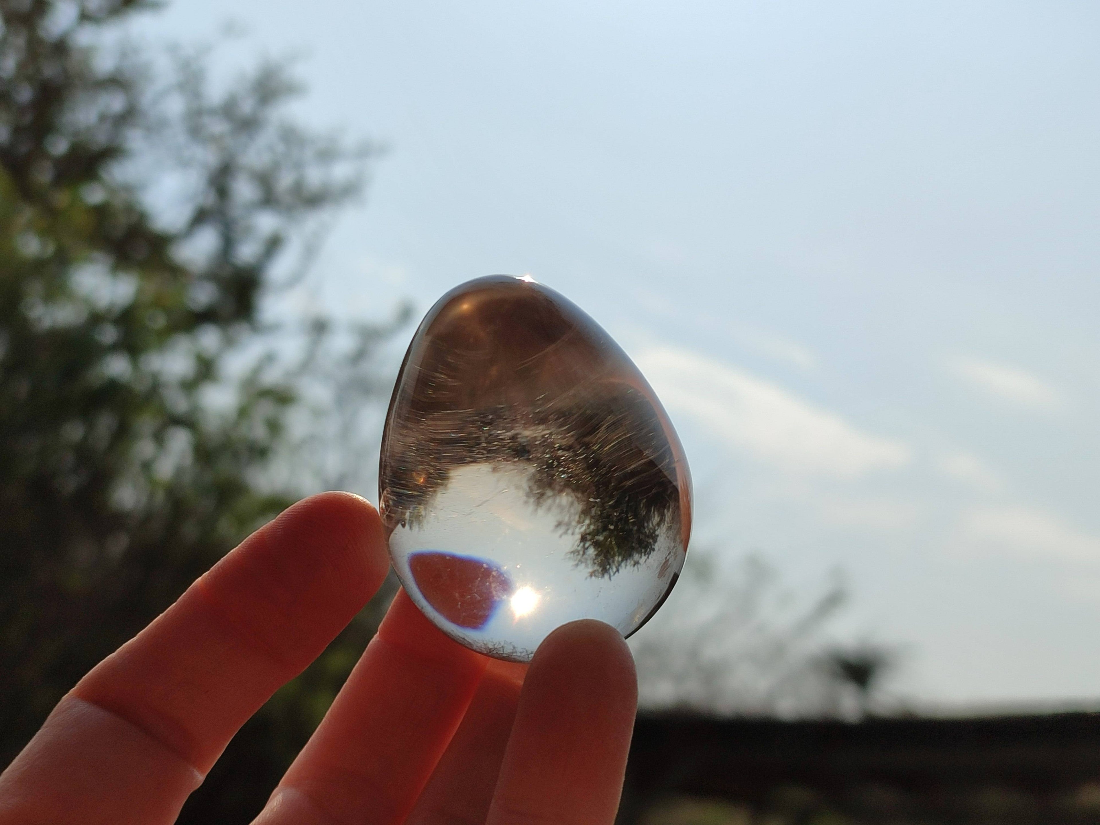Polished Smokey Quartz Eggs x 4 From Madagascar - Toprock Gemstones and Minerals 