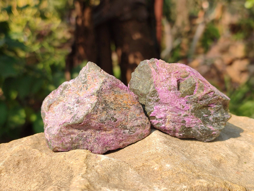 Natural Stichtite Specimens x 24 From Barberton, South Africa - Toprock Gemstones and Minerals 