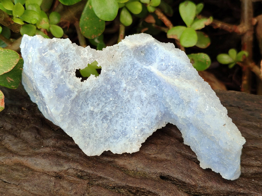 Natural Etched Blue Chalcedony Specimens x 6 From Nsanje, Malawi - Toprock Gemstones and Minerals 