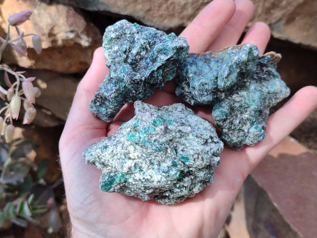 Natural Emerald Mica 'Mutokolite' Specimens x 12 From Mutoko, Zimbabwe - Toprock Gemstones and Minerals 