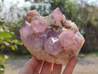 Natural Amethyst Spirit Quartz Clusters x 2 From South Africa - Toprock Gemstones and Minerals 