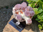 Natural Amethyst Spirit Quartz Clusters x 2 From South Africa - Toprock Gemstones and Minerals 