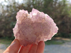Natural Amethyst Spirit Quartz Clusters x 3 From South Africa - Toprock Gemstones and Minerals 