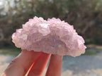 Natural Amethyst Spirit Quartz Clusters x 3 From South Africa - Toprock Gemstones and Minerals 