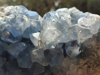 Natural Blue Celestite Geode Specimen x 1 From Sakoany, Madagascar