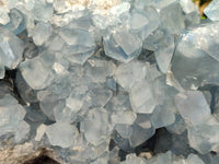 Natural Blue Celestite Geode Specimen x 1 From Sakoany, Madagascar