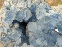 Natural Blue Celestite Geode Specimen x 1 From Sakoany, Madagascar