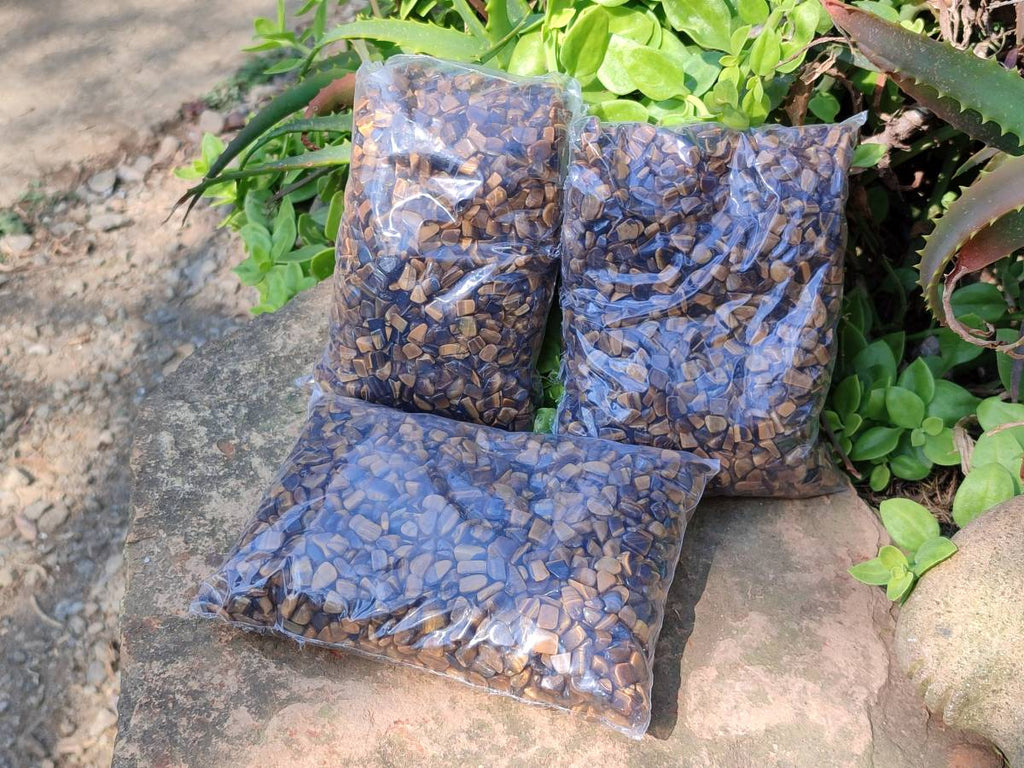 Polished Tigers Eye Tumbled Stones x 6 Kg Lot From South Africa - Toprock Gemstones and Minerals 