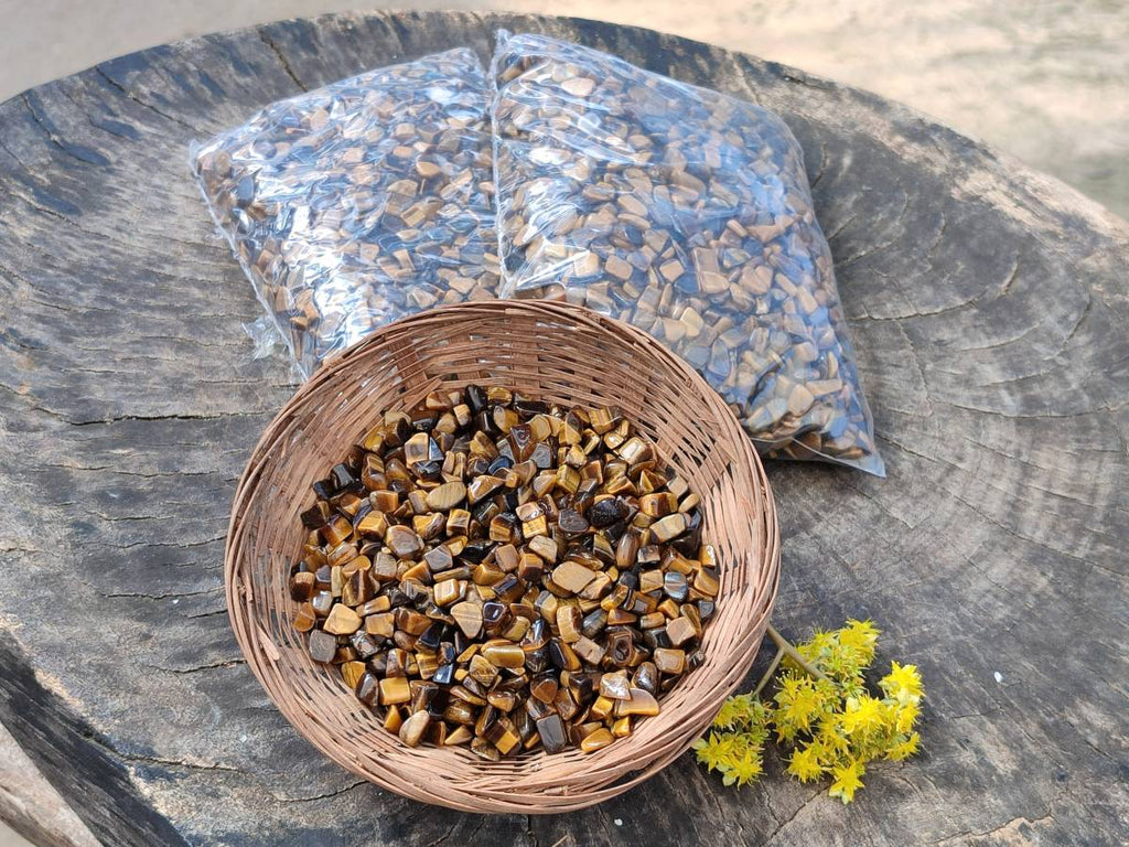 Polished Tigers Eye Tumbled Stones x 6 Kg Lot From South Africa - Toprock Gemstones and Minerals 