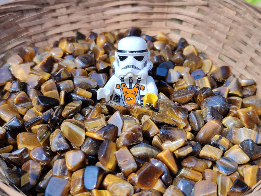 Polished Tigers Eye Tumbled Stones x 6 Kg Lot From South Africa - Toprock Gemstones and Minerals 