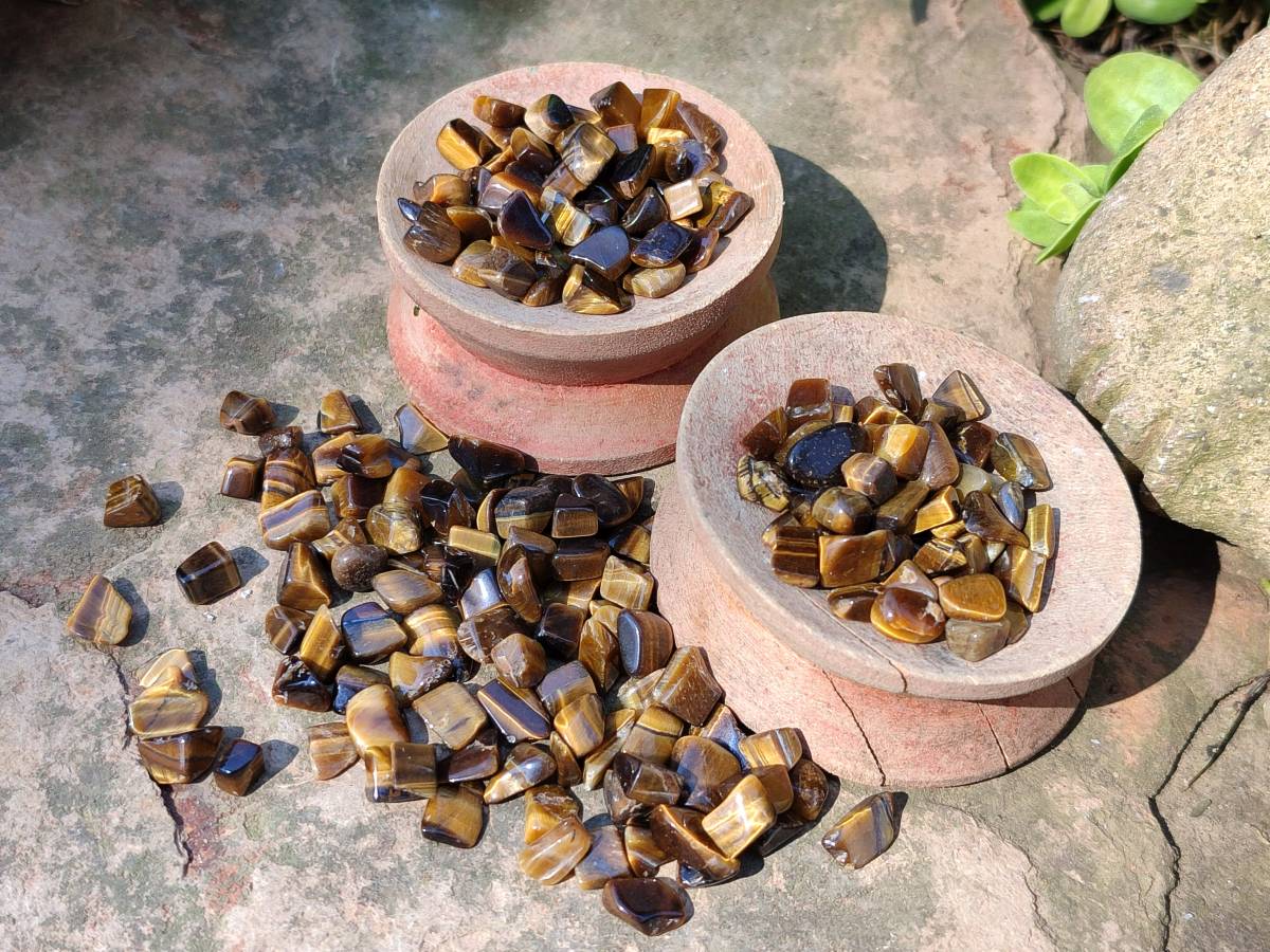 Polished Tigers Eye Tumbled Stones x 6 Kg Lot From South Africa - Toprock Gemstones and Minerals 