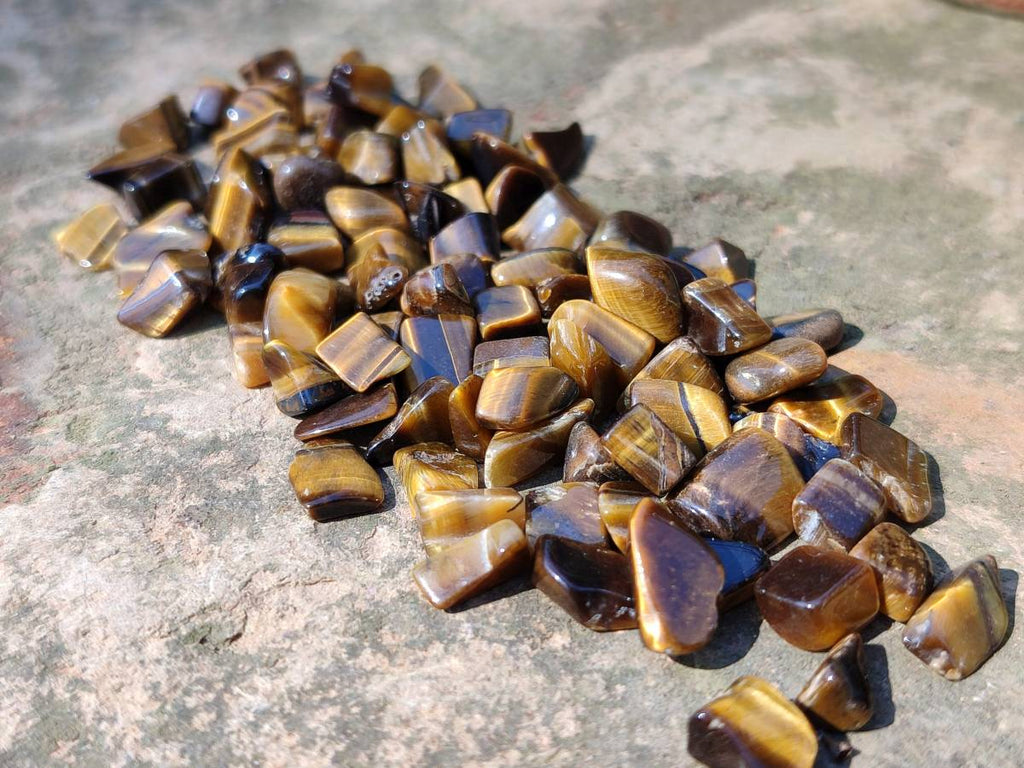 Polished Tigers Eye Tumbled Stones x 6 Kg Lot From South Africa - Toprock Gemstones and Minerals 