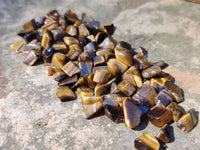 Polished Tigers Eye Tumbled Stones x 6 Kg Lot From South Africa