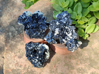 Natural Schorl Black Tourmaline Specimens x 12 From Erongo, Namibia